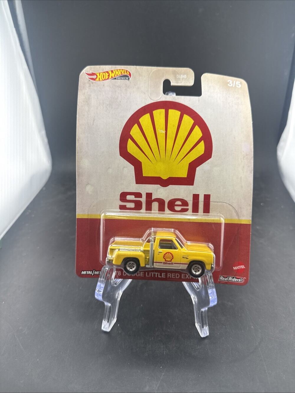 Hot Wheels Premium Car Culture Shell Oil 78 Dodge Little Red Express Real Riders